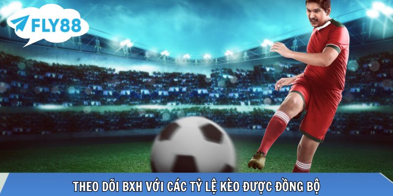 Theo dõi BXH với các tỷ lệ kèo được đồng bộ